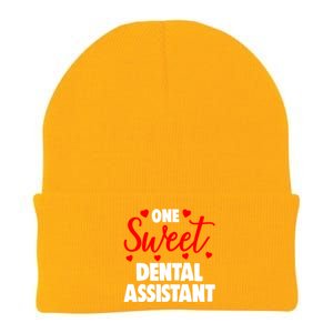 One Sweet Dental Assistangift Funny Valentines Day Gift Knit Cap Winter Beanie