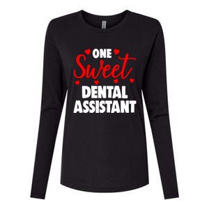 One Sweet Dental Assistangift Funny Valentines Day Gift Womens Cotton Relaxed Long Sleeve T-Shirt