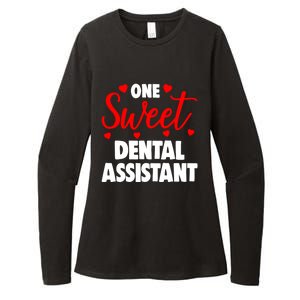 One Sweet Dental Assistangift Funny Valentines Day Gift Womens CVC Long Sleeve Shirt