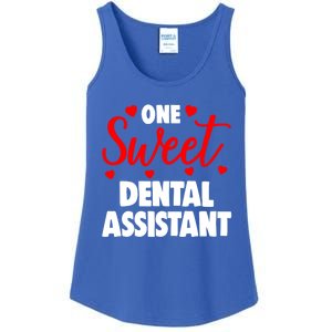 One Sweet Dental Assistangift Funny Valentines Day Gift Ladies Essential Tank