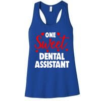 One Sweet Dental Assistangift Funny Valentines Day Gift Women's Racerback Tank