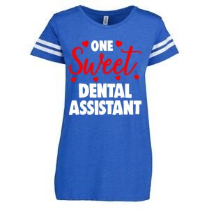 One Sweet Dental Assistangift Funny Valentines Day Gift Enza Ladies Jersey Football T-Shirt