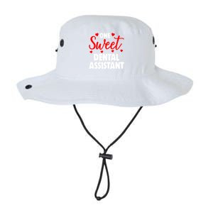 One Sweet Dental Assistangift Funny Valentines Day Gift Legacy Cool Fit Booney Bucket Hat