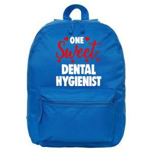 One Sweet Dental Hygienisgreat Gift Funny Valentines Day Gift 16 in Basic Backpack