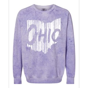 Ohio State Distressed Colorblast Crewneck Sweatshirt