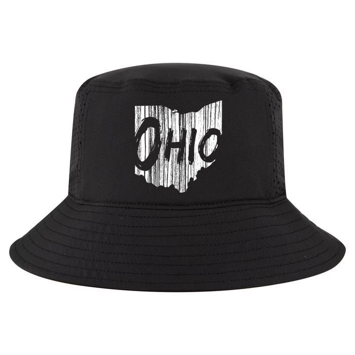 Ohio State Distressed Cool Comfort Performance Bucket Hat