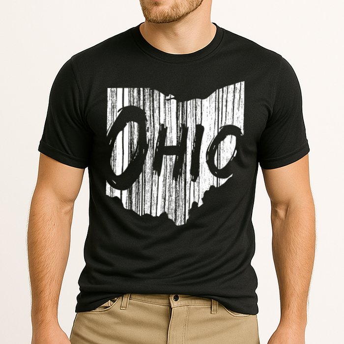 Ohio State Distressed Cooling Performance Crew T-Shirt