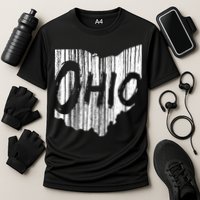 Ohio State Distressed Cooling Performance Crew T-Shirt