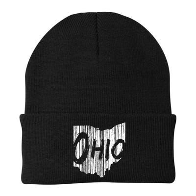 Ohio State Distressed Beanie