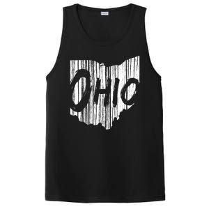 Ohio State Distressed PosiCharge Competitor Tank