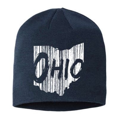 Ohio State Distressed Sustainable Beanie