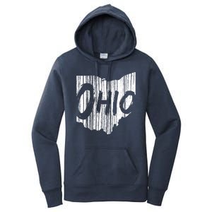 Ohio State Distressed Women's Pullover Hoodie