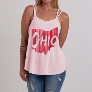 Ohio State Distressed Women's Strappy Tank