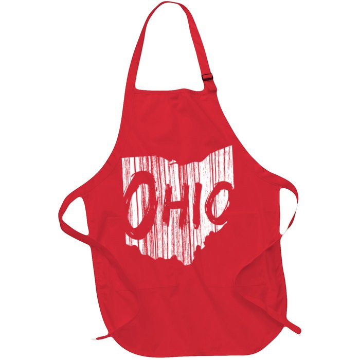 Ohio State Distressed Apron