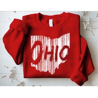 Ohio State Distressed Sweatshirt
