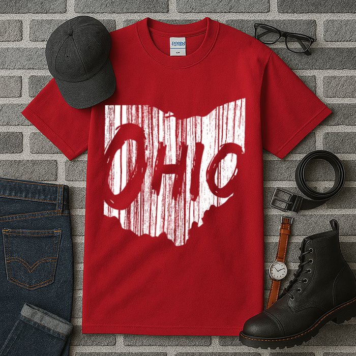 Ohio State Distressed Tall T-Shirt
