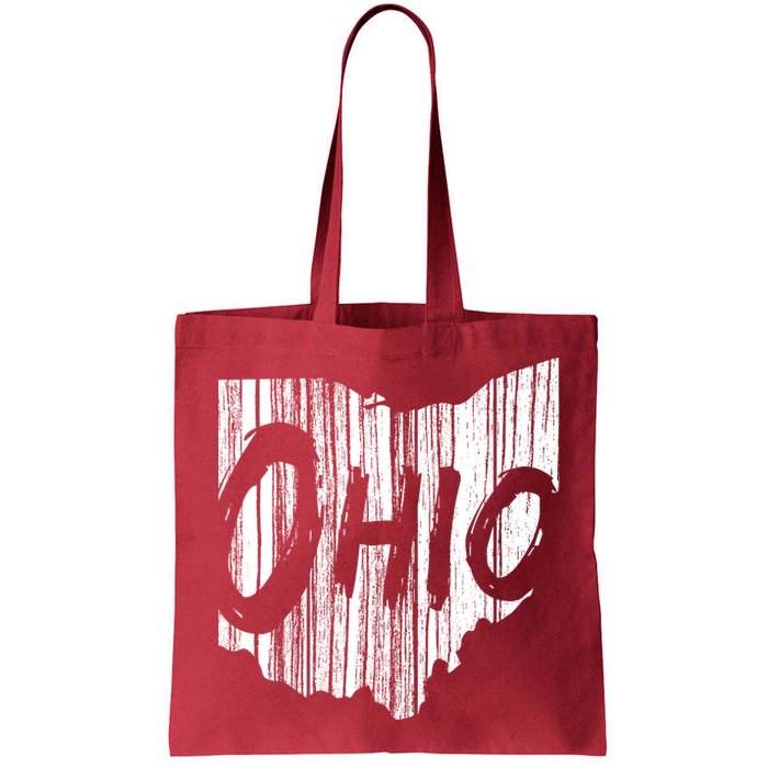Ohio State Distressed Bag