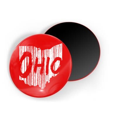 Ohio State Distressed Magnet