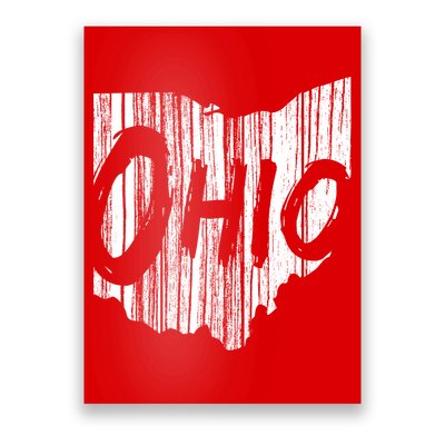 Ohio State Distressed Poster