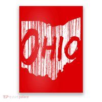 Ohio State Distressed Poster