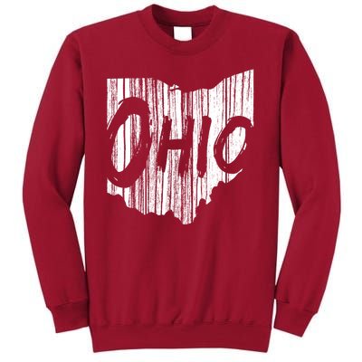 Ohio State Distressed Tall Sweatshirt