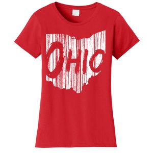 Ohio State Distressed Women's T-Shirt