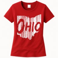 Ohio State Distressed Womens T-Shirt