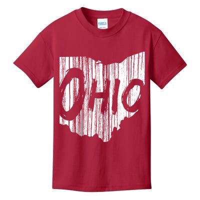 Ohio State Distressed Kids T-Shirt