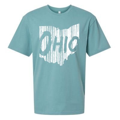 Ohio State Distressed Sueded Cloud Jersey T-Shirt