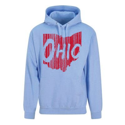 Ohio State Distressed Unisex Surf Hoodie