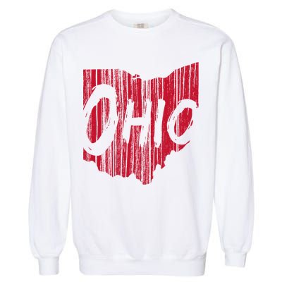 Ohio State Distressed Garment-Dyed Sweatshirt