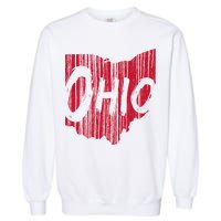 Ohio State Distressed Garment-Dyed Sweatshirt