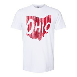 Ohio State Distressed Softstyle CVC T-Shirt