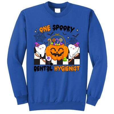 One Spooky Dental Hygienist Halloween Dental Hygiene Gift Sweatshirt