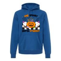 One Spooky Dental Hygienist Halloween Dental Hygiene Gift Premium Hoodie