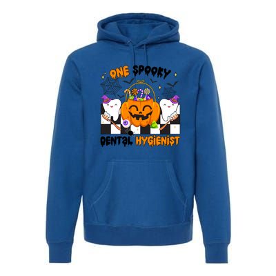 One Spooky Dental Hygienist Halloween Dental Hygiene Gift Premium Hoodie