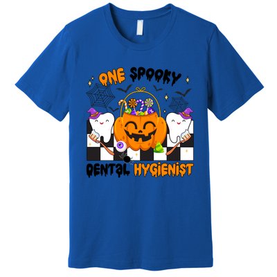 One Spooky Dental Hygienist Halloween Dental Hygiene Gift Premium T-Shirt