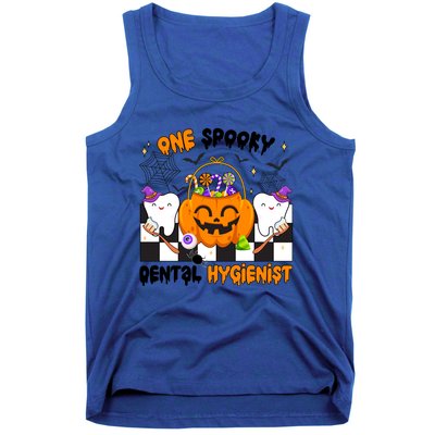 One Spooky Dental Hygienist Halloween Dental Hygiene Gift Tank Top