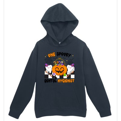 One Spooky Dental Hygienist Halloween Dental Hygiene Gift Urban Pullover Hoodie