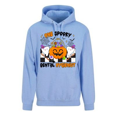 One Spooky Dental Hygienist Halloween Dental Hygiene Gift Unisex Surf Hoodie