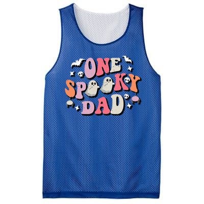 One Spooky Dad Costume Halloween Mesh Reversible Basketball Jersey Tank