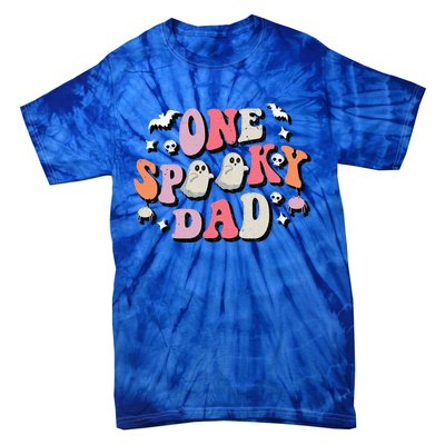 One Spooky Dad Costume Halloween Tie-Dye T-Shirt