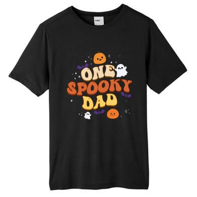 One Spooky Dad Boo Halloween Cute Family Matching Group Gift Tall Fusion ChromaSoft Performance T-Shirt