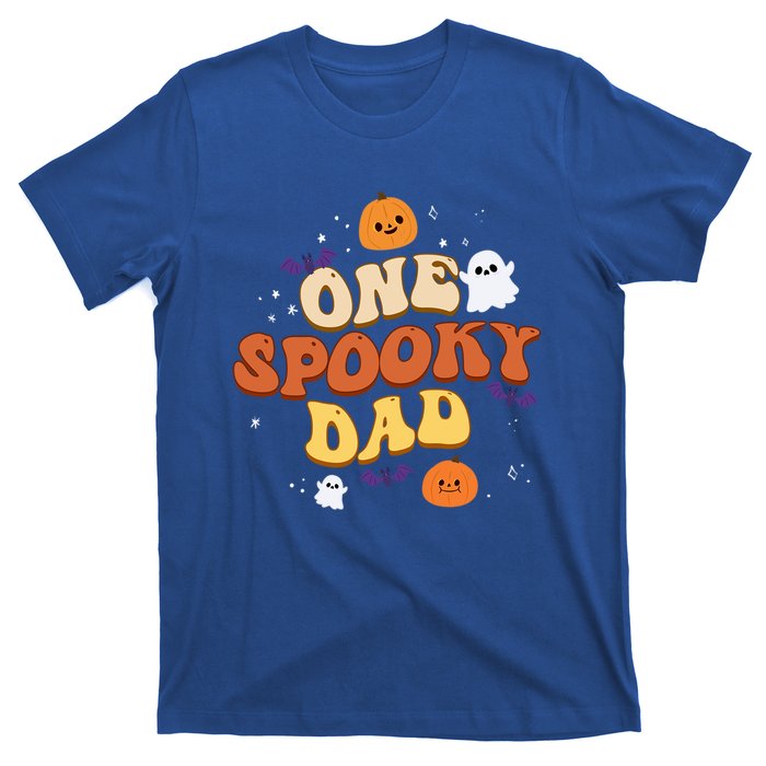 One Spooky Dad Boo Halloween Cute Family Matching Group Gift T-Shirt