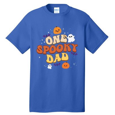 One Spooky Dad Boo Halloween Cute Family Matching Group Gift Tall T-Shirt