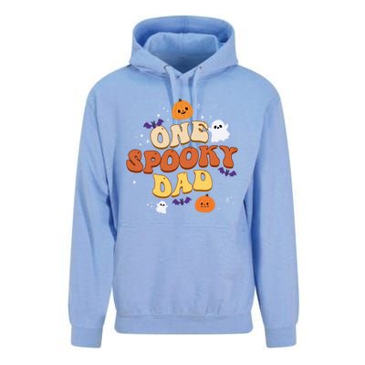 One Spooky Dad Boo Halloween Cute Family Matching Group Gift Unisex Surf Hoodie