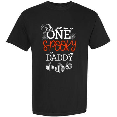 One Spooky Daddy Halloween Gift Garment-Dyed Heavyweight T-Shirt