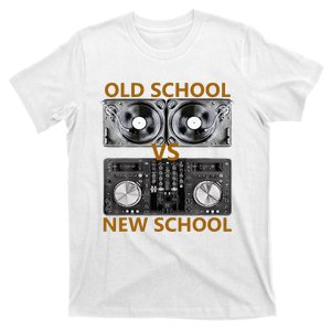 Old School DJ VS New School DJ  HouseDance Music T-Shirt