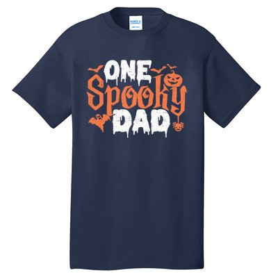 One Spooky Dad Funny Halloween Gifts For Daddy / Father Tall T-Shirt