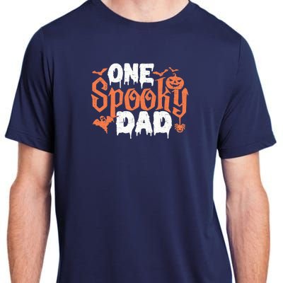 One Spooky Dad Funny Halloween Gifts For Daddy / Father Adult ChromaSoft Performance T-Shirt